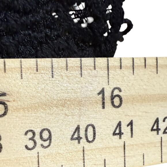 Free People Intimately "She's Got It" black lace mini dress Medium - Picture 9 of 10
